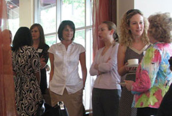 Women attorneys and summer associates at a JW event